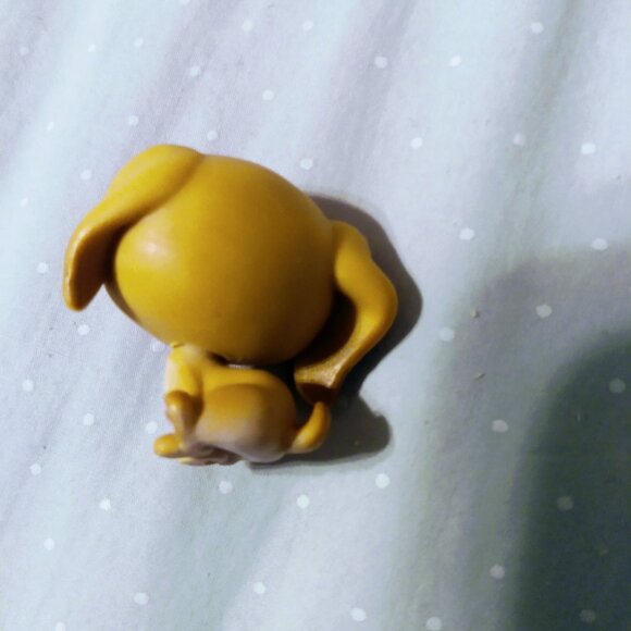 LPS Littlest Pet Shop Tiny tan puppy toy figure - Picture 6 of 6